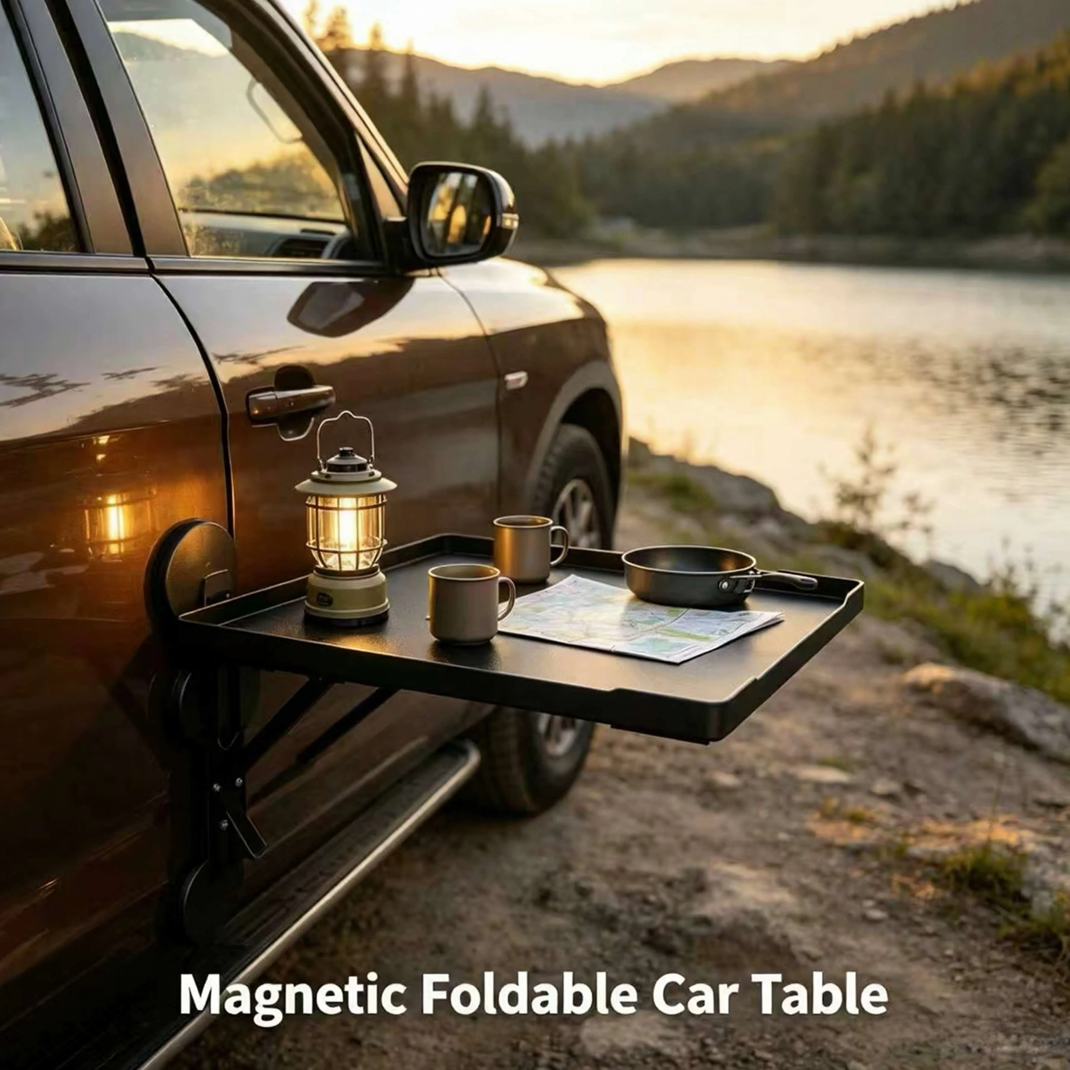 Portable Car Side Door Hanging - Camping Cooking Tray 评论和价格