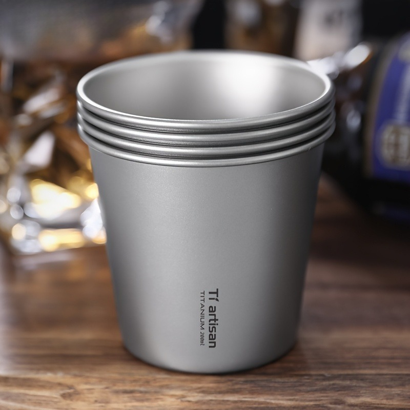 200ml Titanium Single-layer Ou - Camping Cooking Survival 评论和价格