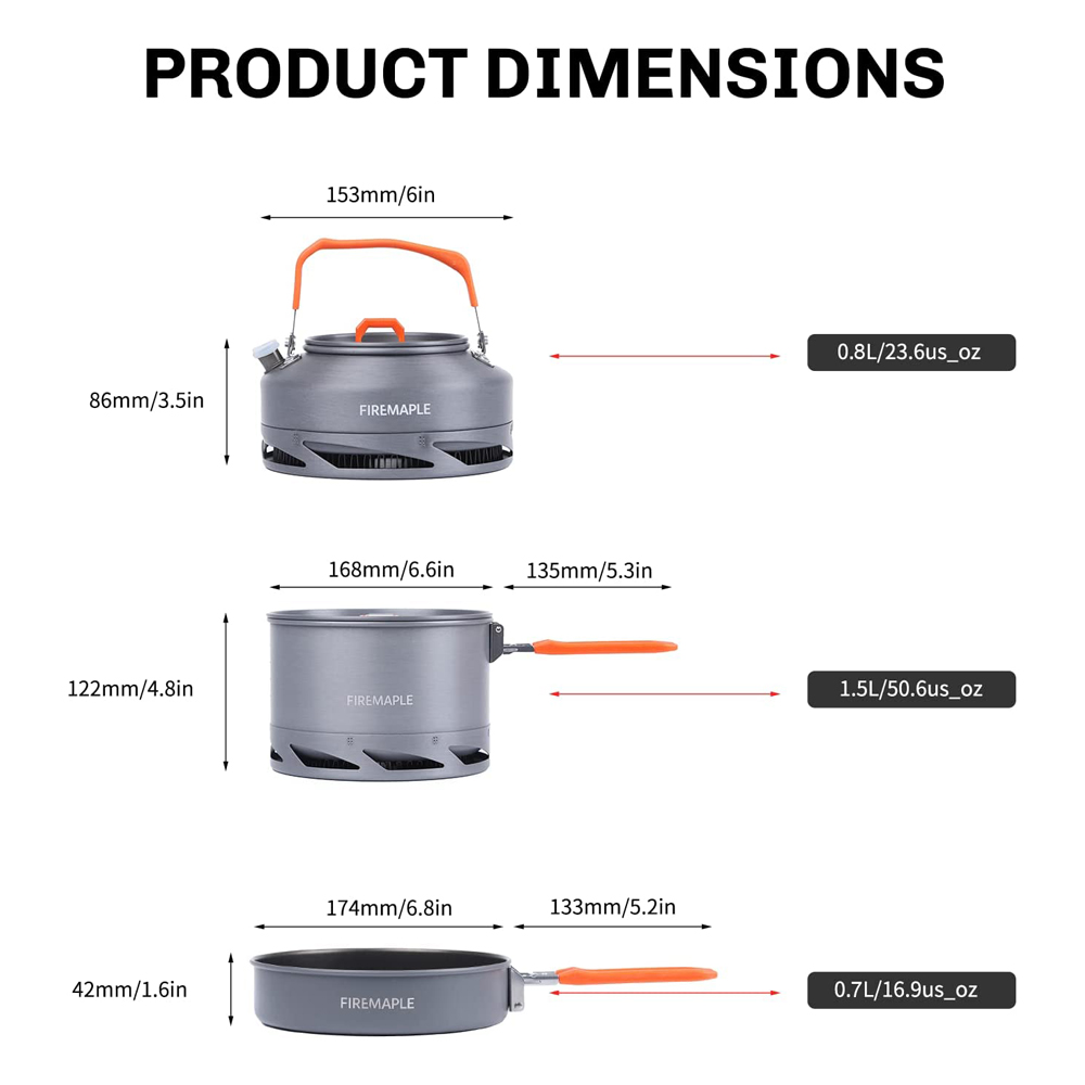 Fire Maple Camping Cookware Ut - Camping Cooking Fire 评论和价格