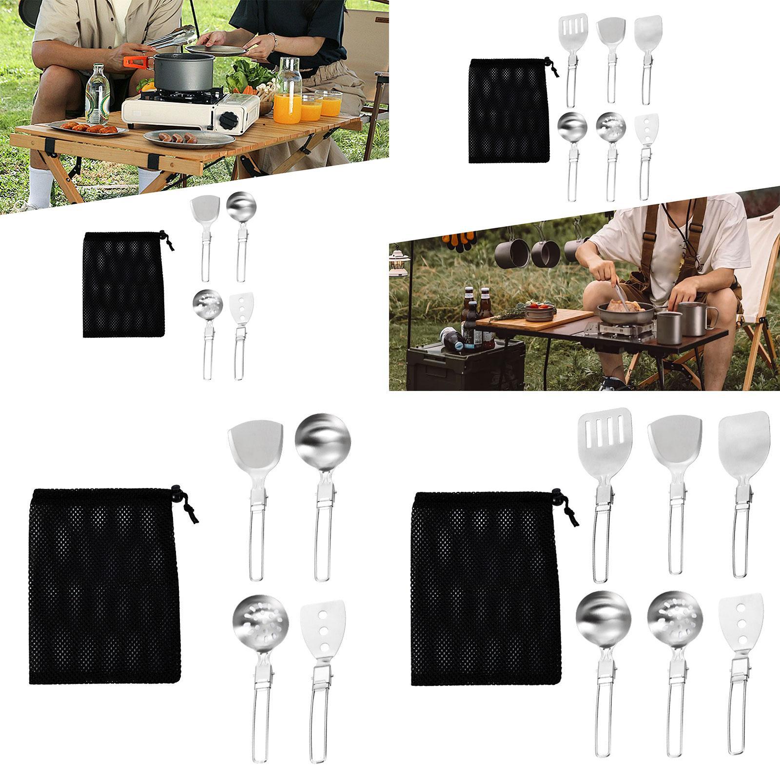 Camp Cooking Utensil Set Outdo - Camping Cooking Mesh 评论和价格
