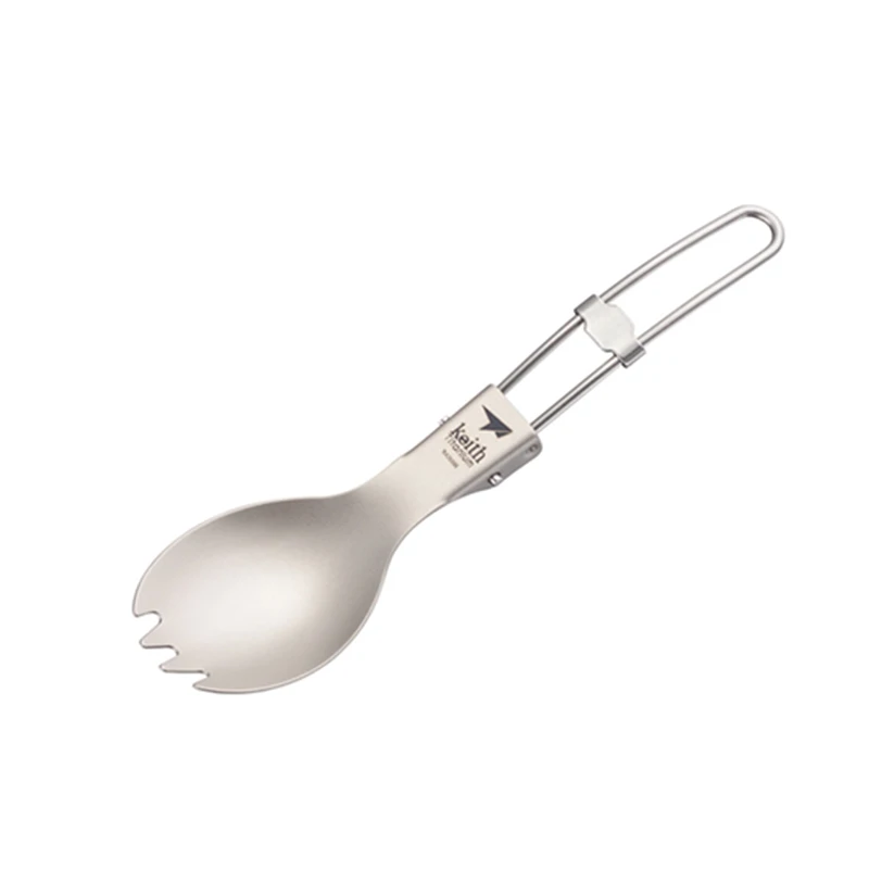 Keith Titanium Spork Foldable  - Camping Cooking Tray 评论和价格