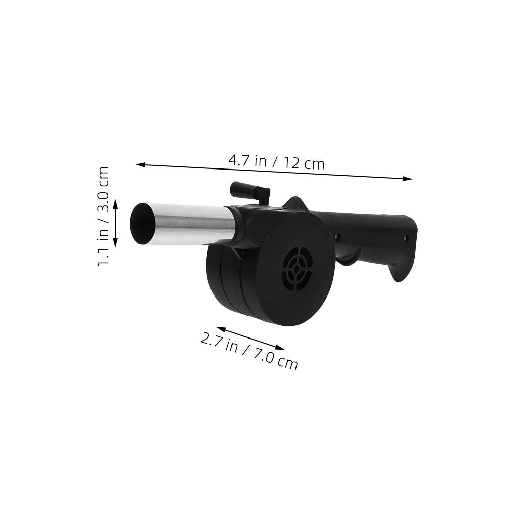 Manual Blower Black Hand Crank - Camping Cooking Fire 评论和价格